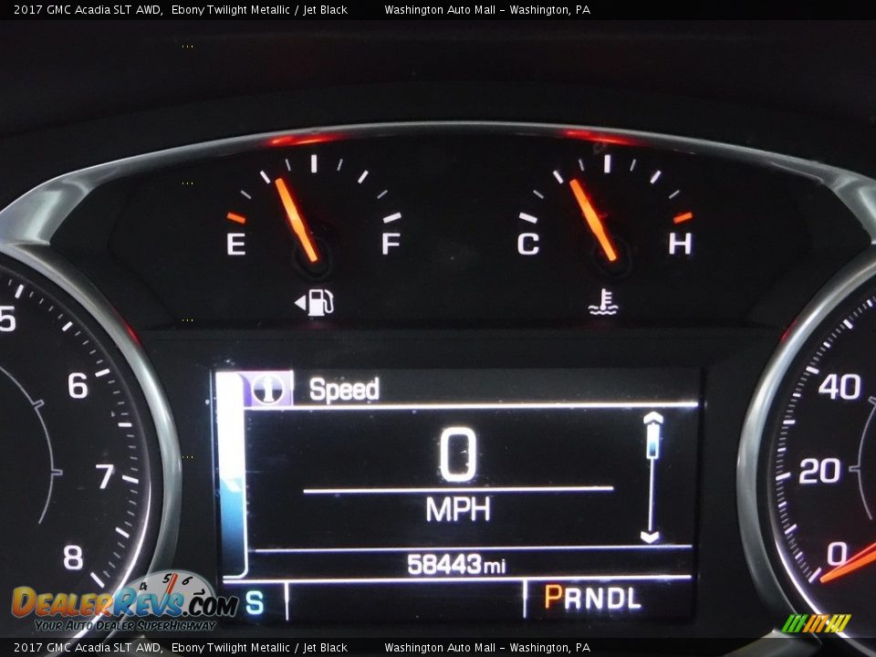 2017 GMC Acadia SLT AWD Ebony Twilight Metallic / Jet Black Photo #28
