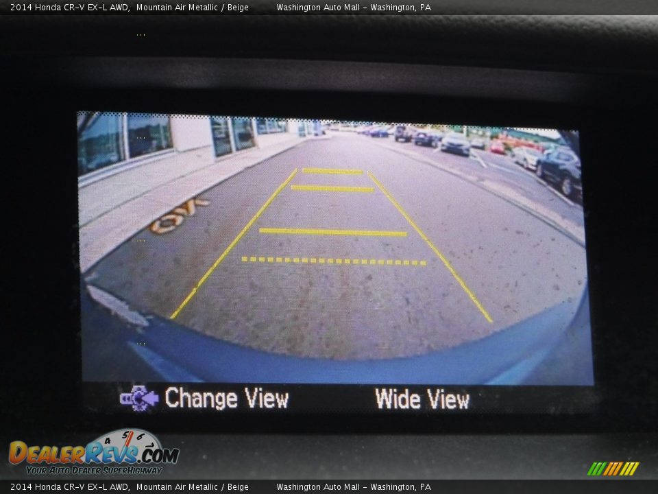 2014 Honda CR-V EX-L AWD Mountain Air Metallic / Beige Photo #20