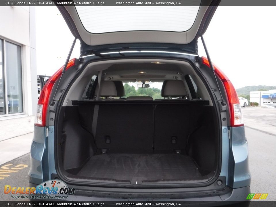 2014 Honda CR-V EX-L AWD Mountain Air Metallic / Beige Photo #24