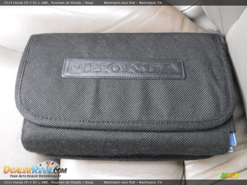 2014 Honda CR-V EX-L AWD Mountain Air Metallic / Beige Photo #26
