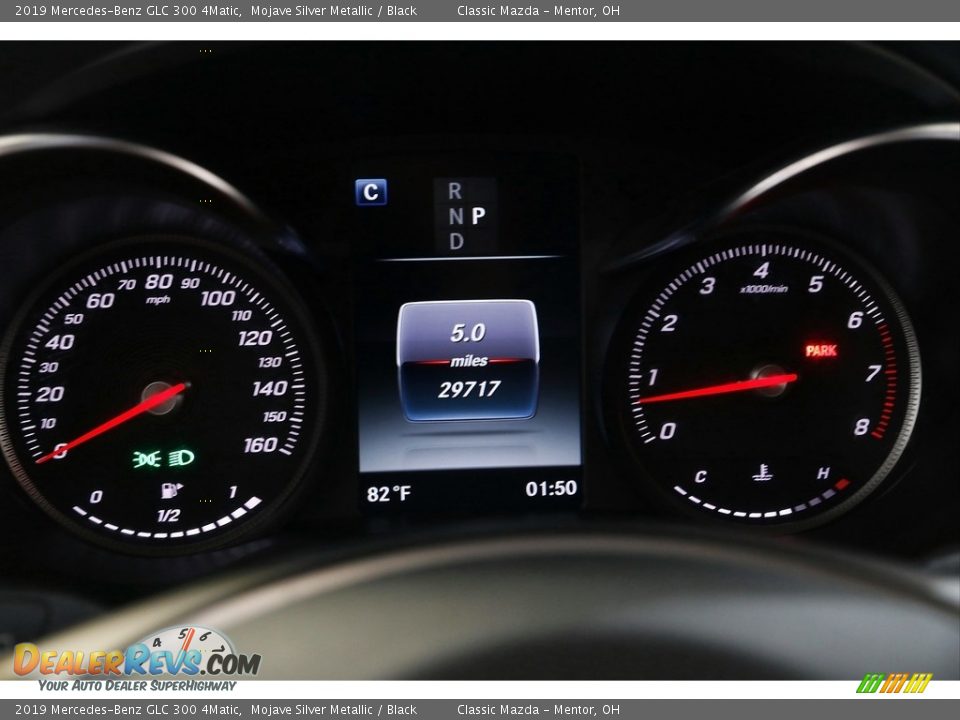 2019 Mercedes-Benz GLC 300 4Matic Mojave Silver Metallic / Black Photo #9