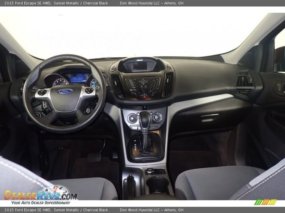 2015 Ford Escape SE 4WD Sunset Metallic / Charcoal Black Photo #25