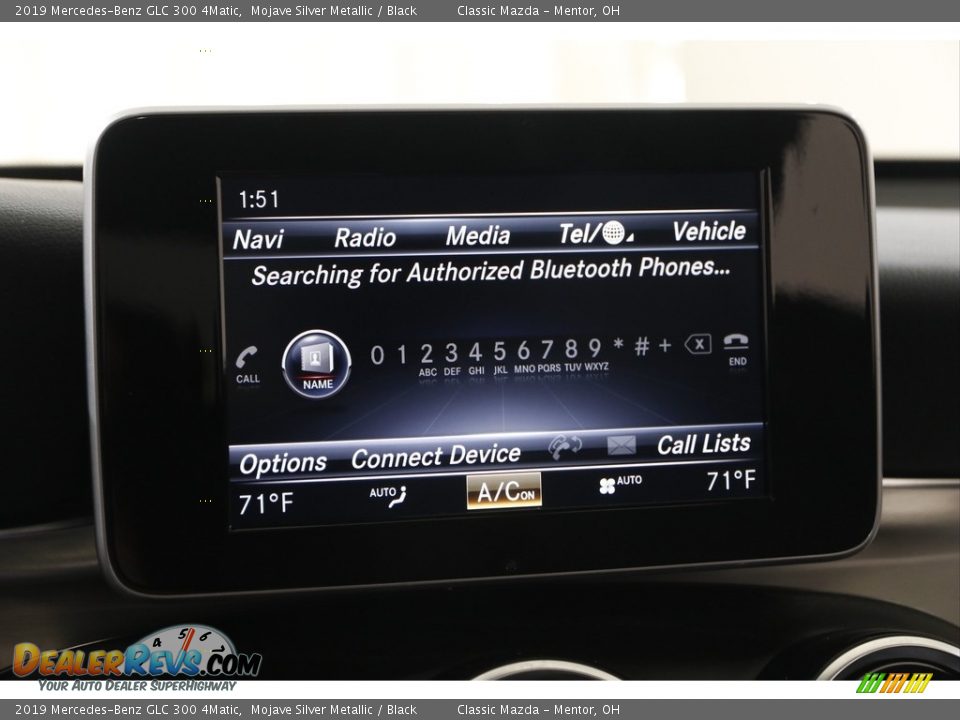 2019 Mercedes-Benz GLC 300 4Matic Mojave Silver Metallic / Black Photo #12