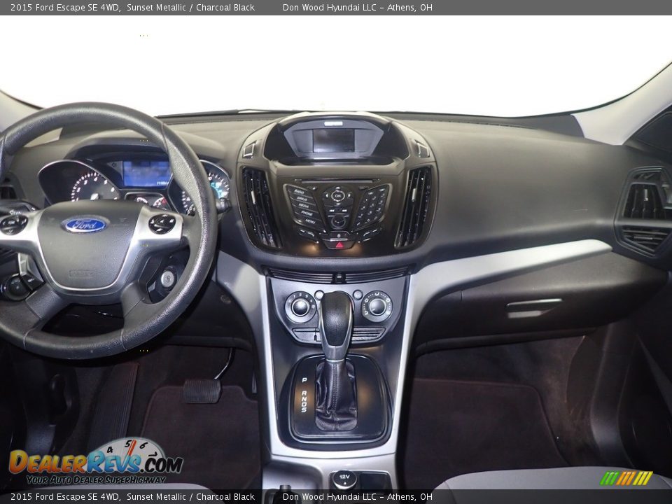 2015 Ford Escape SE 4WD Sunset Metallic / Charcoal Black Photo #26