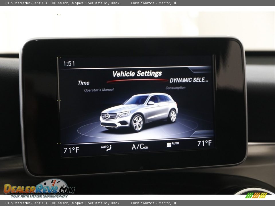 2019 Mercedes-Benz GLC 300 4Matic Mojave Silver Metallic / Black Photo #13