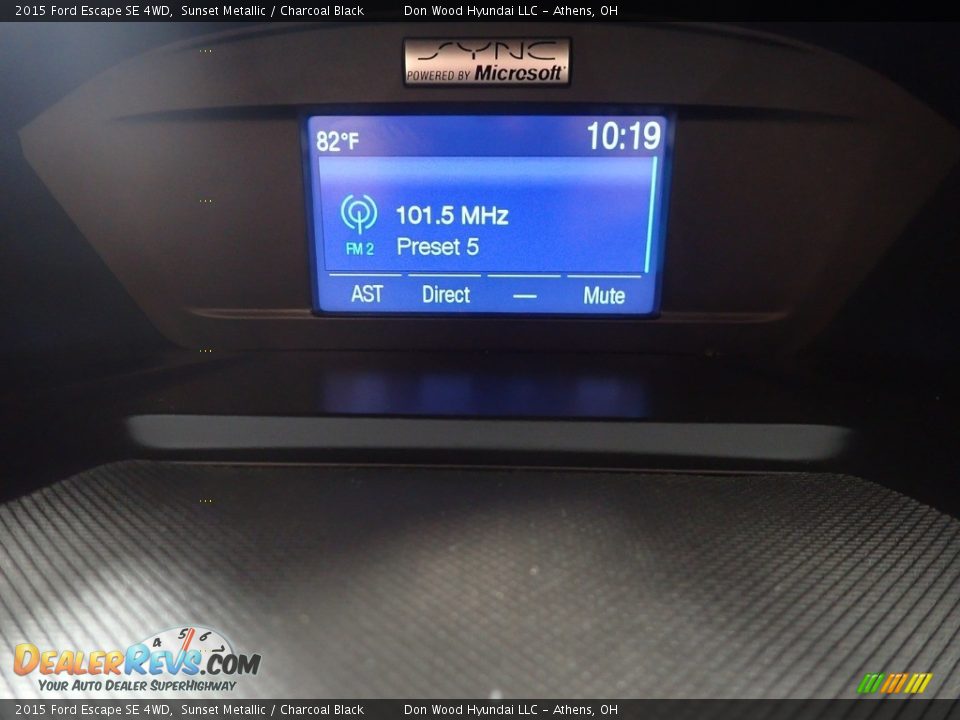 2015 Ford Escape SE 4WD Sunset Metallic / Charcoal Black Photo #27