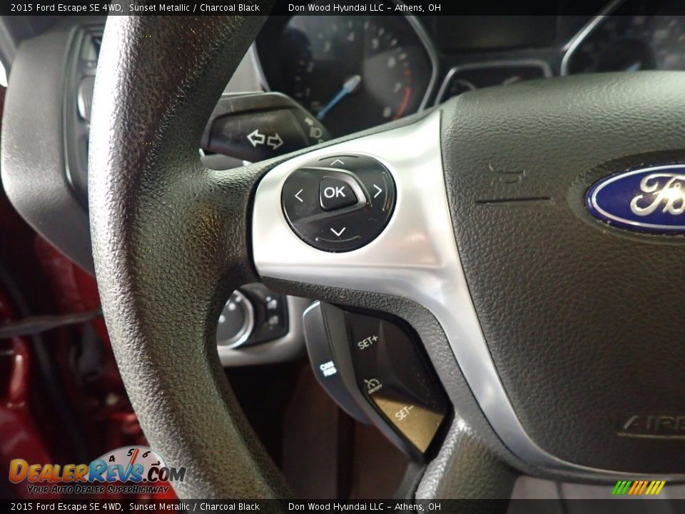 2015 Ford Escape SE 4WD Sunset Metallic / Charcoal Black Photo #30
