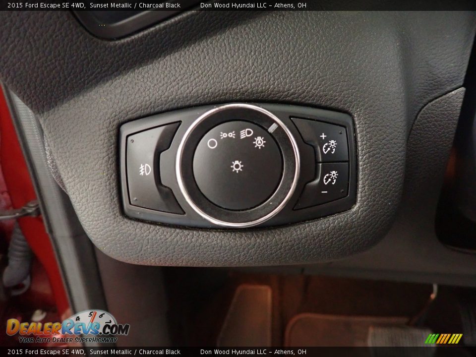 2015 Ford Escape SE 4WD Sunset Metallic / Charcoal Black Photo #32