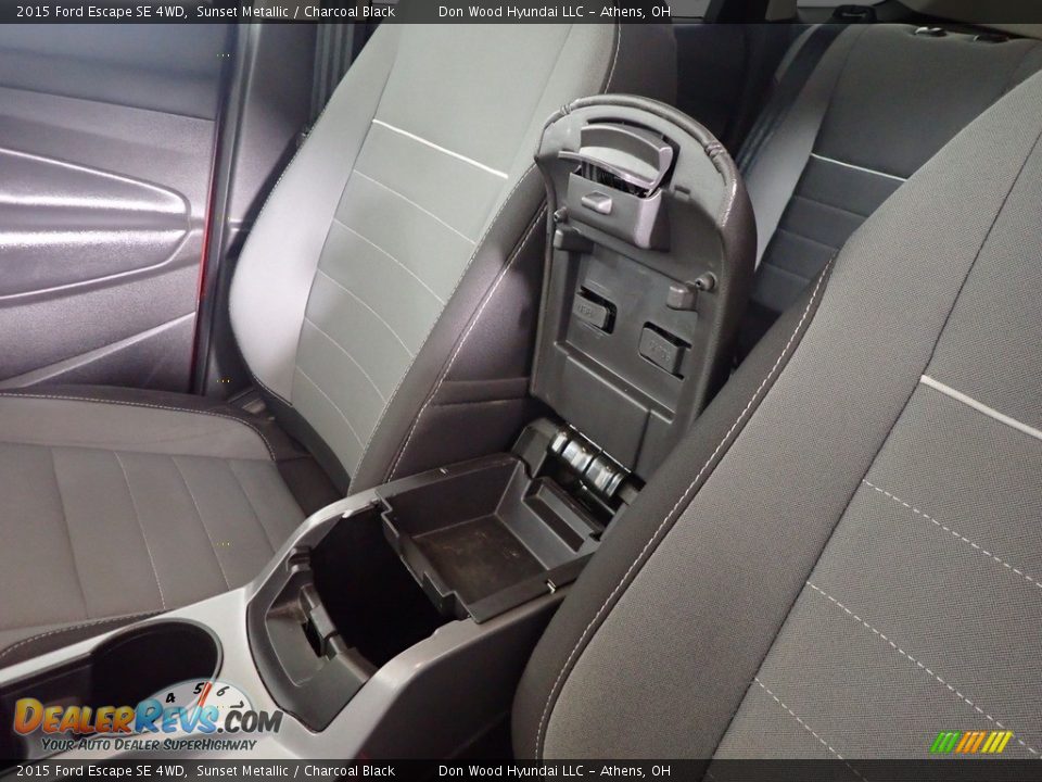 2015 Ford Escape SE 4WD Sunset Metallic / Charcoal Black Photo #34