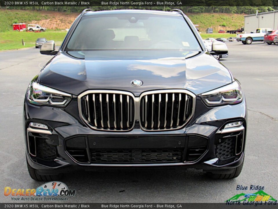 2020 BMW X5 M50i Carbon Black Metallic / Black Photo #8