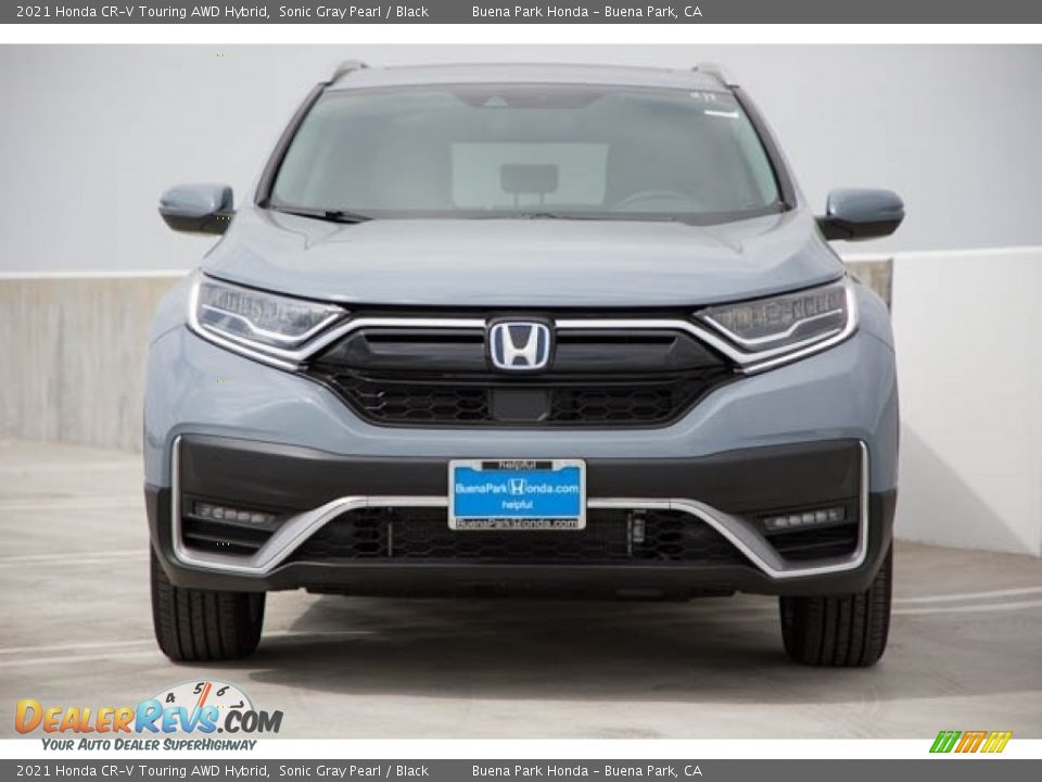 2021 Honda CR-V Touring AWD Hybrid Sonic Gray Pearl / Black Photo #3