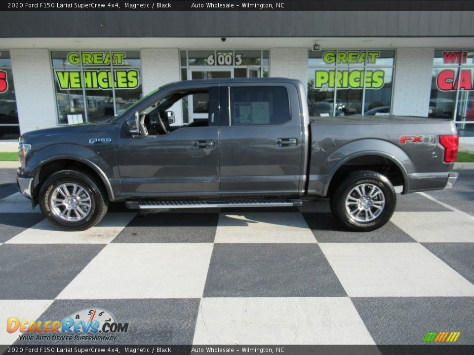 2020 Ford F150 Lariat SuperCrew 4x4 Magnetic / Black Photo #1