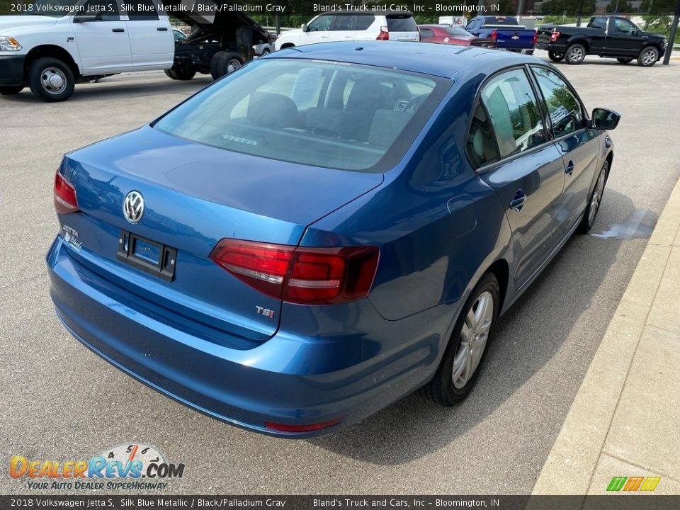 2018 Volkswagen Jetta S Silk Blue Metallic / Black/Palladium Gray Photo #5