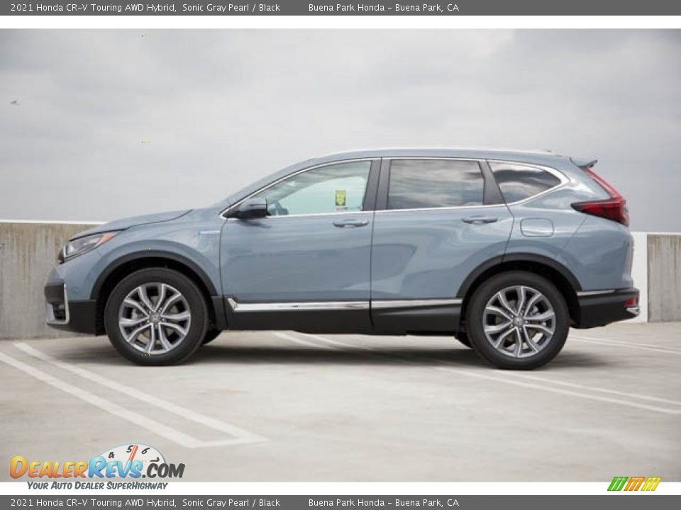 2021 Honda CR-V Touring AWD Hybrid Sonic Gray Pearl / Black Photo #4