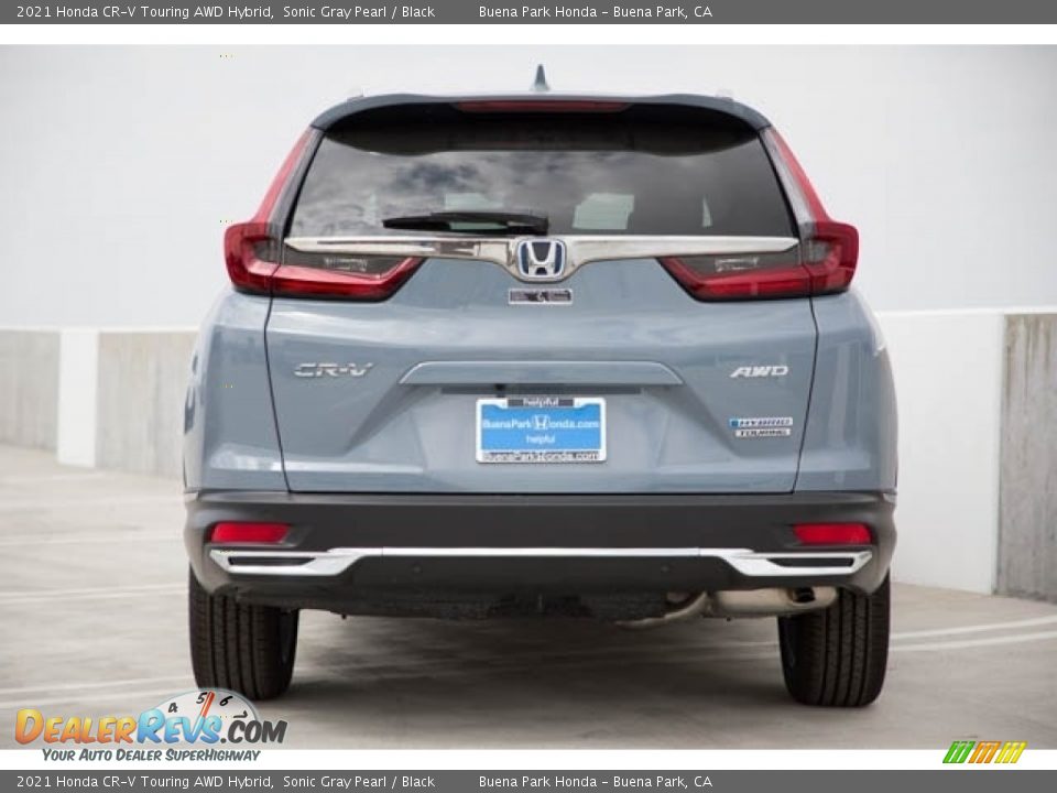 2021 Honda CR-V Touring AWD Hybrid Sonic Gray Pearl / Black Photo #5