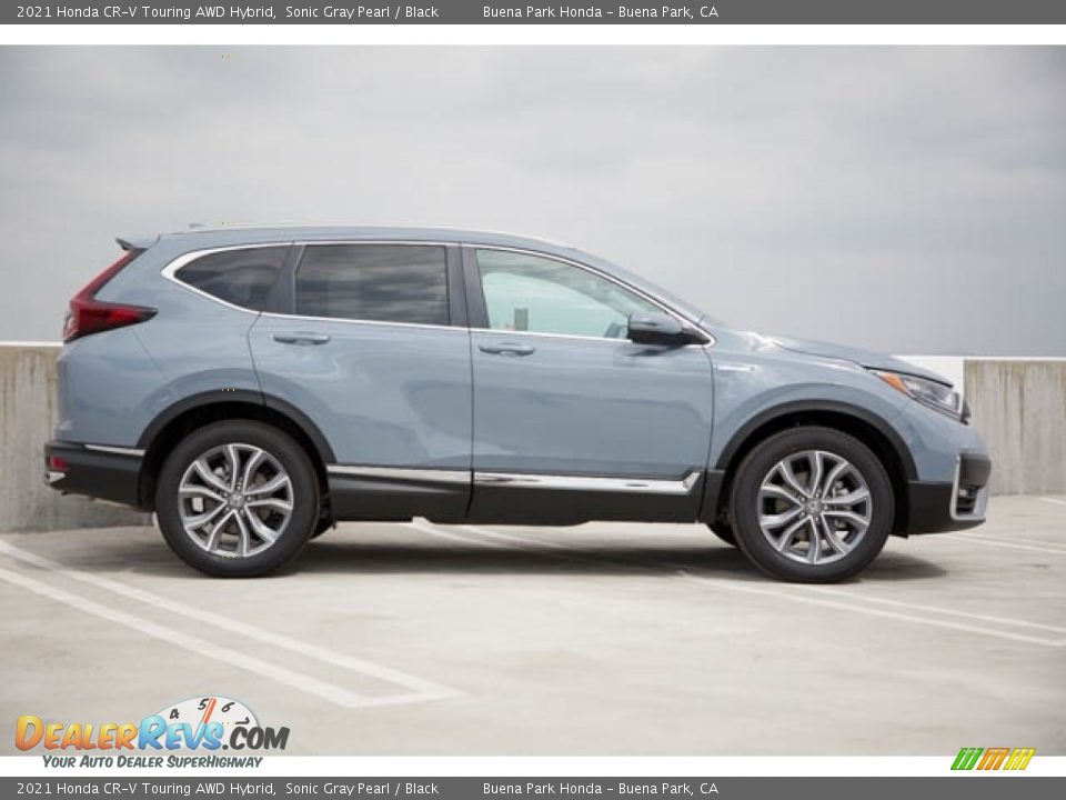 2021 Honda CR-V Touring AWD Hybrid Sonic Gray Pearl / Black Photo #6