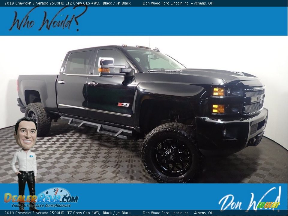 2019 Chevrolet Silverado 2500HD LTZ Crew Cab 4WD Black / Jet Black Photo #1