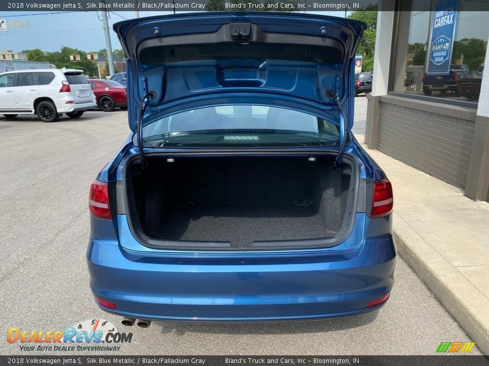 2018 Volkswagen Jetta S Silk Blue Metallic / Black/Palladium Gray Photo #8