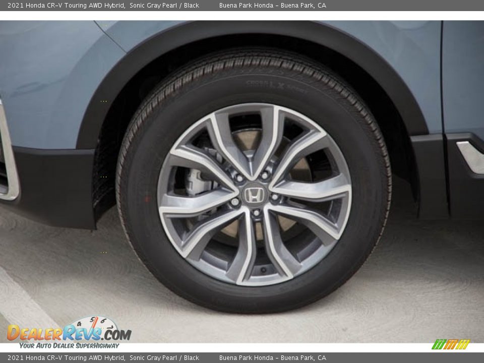2021 Honda CR-V Touring AWD Hybrid Sonic Gray Pearl / Black Photo #8