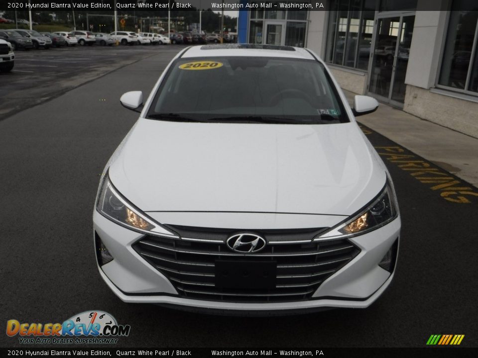 2020 Hyundai Elantra Value Edition Quartz White Pearl / Black Photo #5