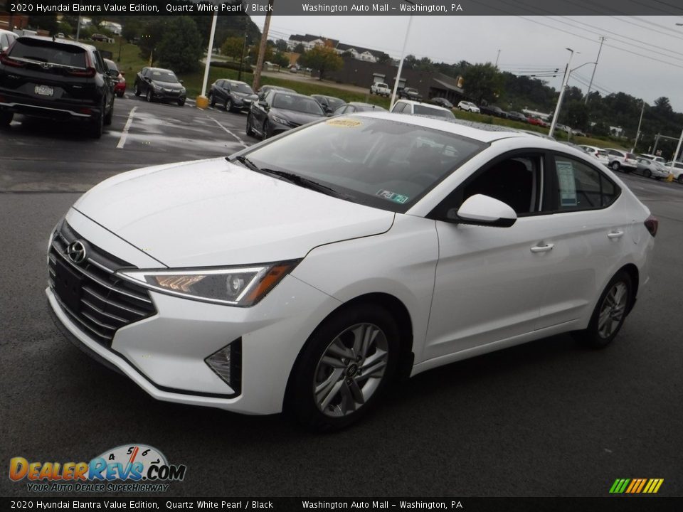 2020 Hyundai Elantra Value Edition Quartz White Pearl / Black Photo #6