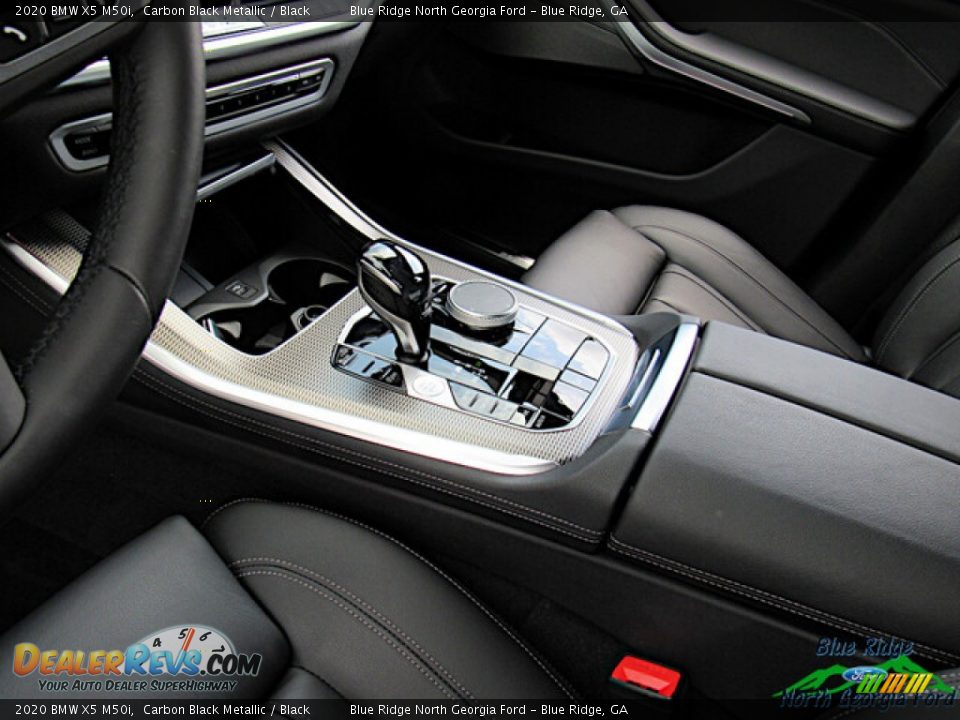2020 BMW X5 M50i Carbon Black Metallic / Black Photo #27
