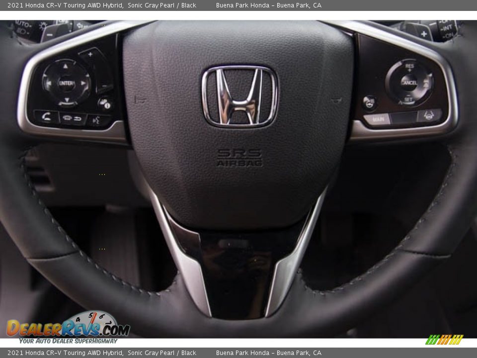 2021 Honda CR-V Touring AWD Hybrid Sonic Gray Pearl / Black Photo #17