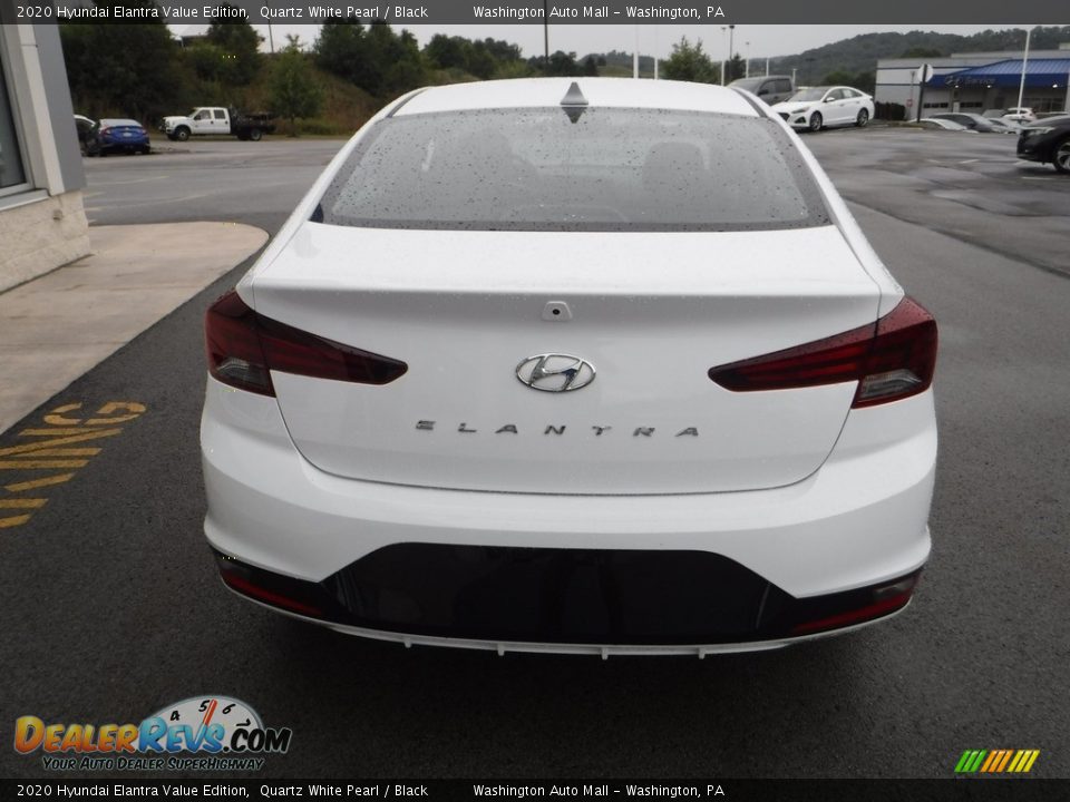 2020 Hyundai Elantra Value Edition Quartz White Pearl / Black Photo #9