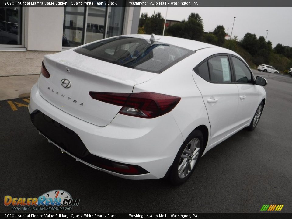 2020 Hyundai Elantra Value Edition Quartz White Pearl / Black Photo #10