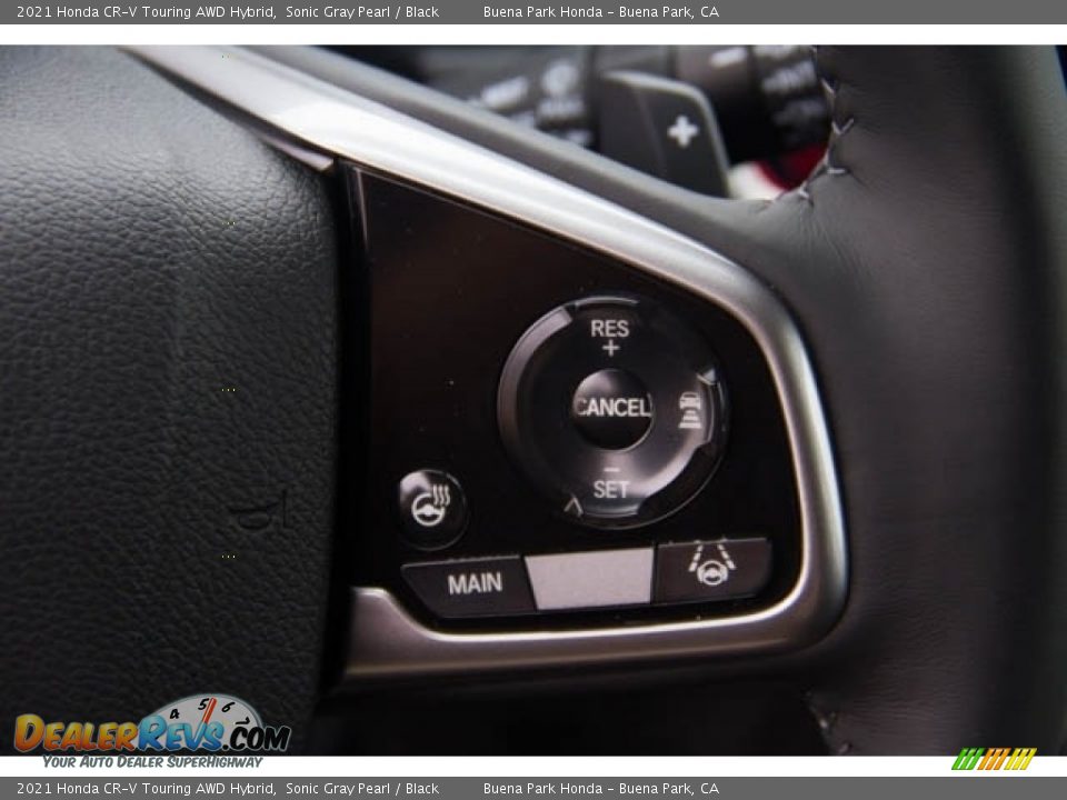 2021 Honda CR-V Touring AWD Hybrid Sonic Gray Pearl / Black Photo #19