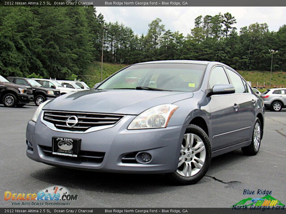 2012 Nissan Altima 2.5 SL Ocean Gray / Charcoal Photo #1