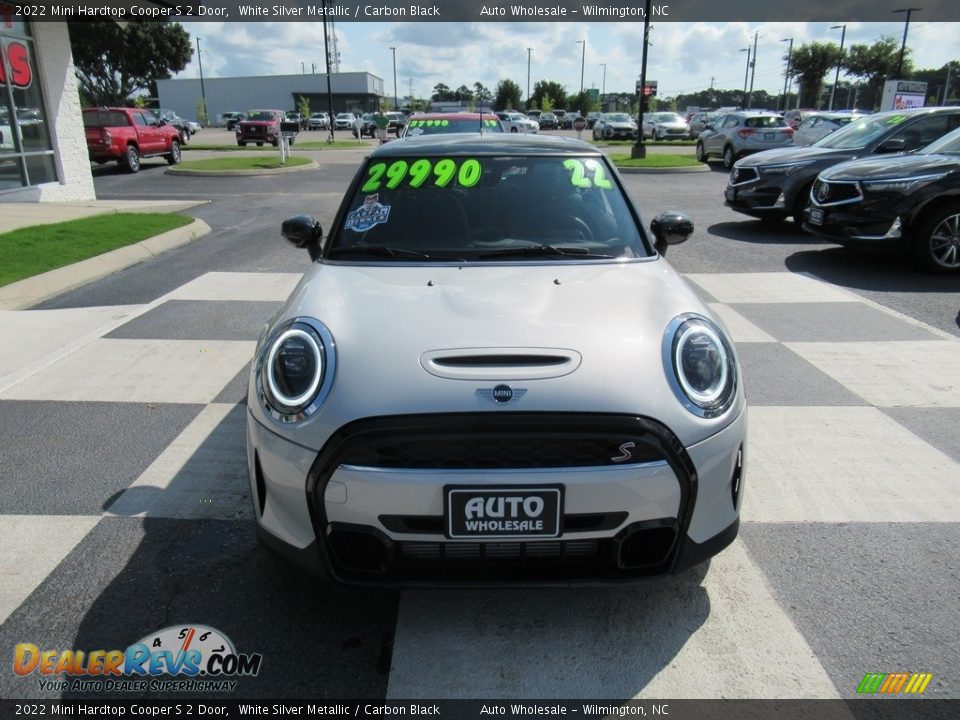 2022 Mini Hardtop Cooper S 2 Door White Silver Metallic / Carbon Black Photo #2