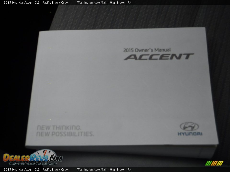 2015 Hyundai Accent GLS Pacific Blue / Gray Photo #19