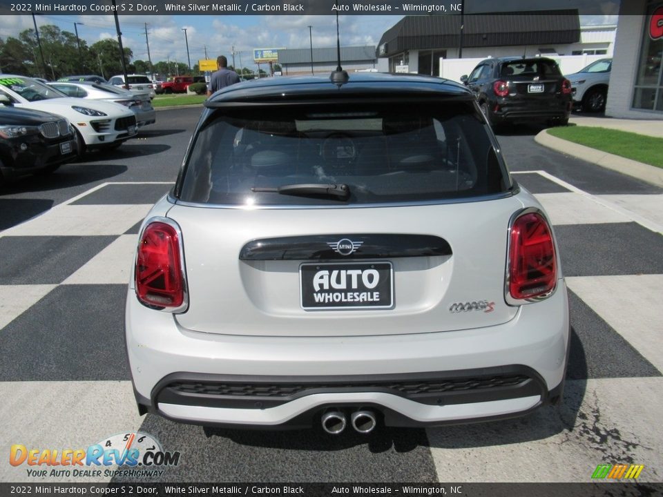 2022 Mini Hardtop Cooper S 2 Door White Silver Metallic / Carbon Black Photo #4