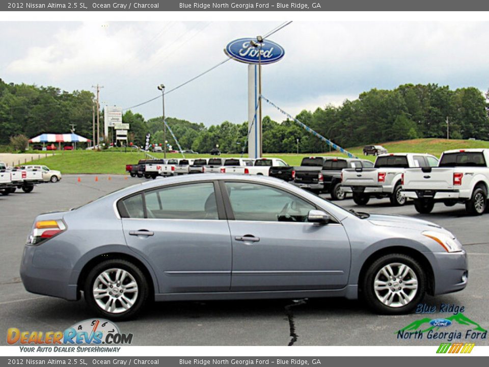 2012 Nissan Altima 2.5 SL Ocean Gray / Charcoal Photo #6