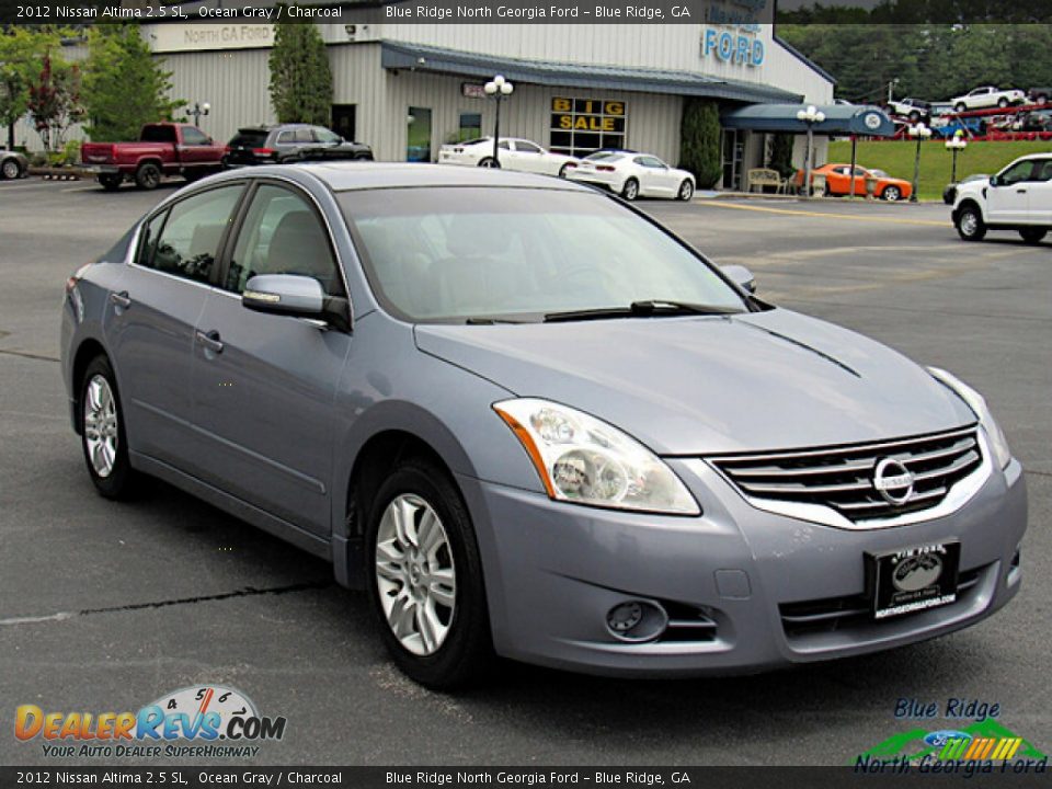 2012 Nissan Altima 2.5 SL Ocean Gray / Charcoal Photo #7