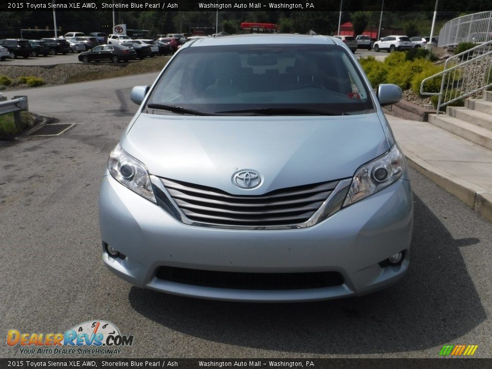 2015 Toyota Sienna XLE AWD Shoreline Blue Pearl / Ash Photo #7