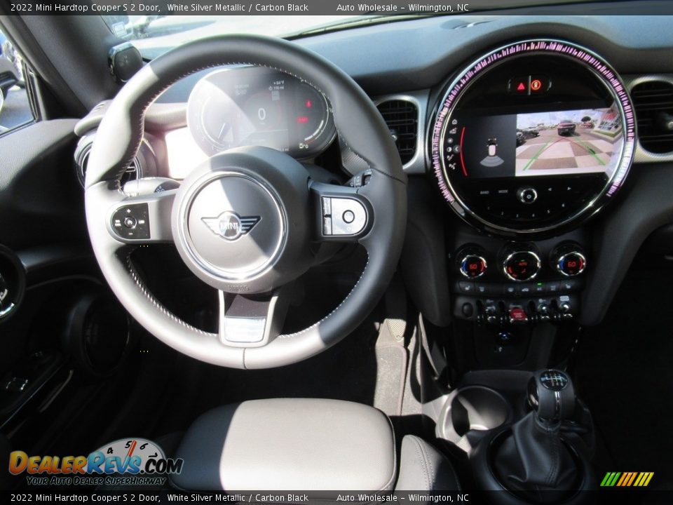 2022 Mini Hardtop Cooper S 2 Door White Silver Metallic / Carbon Black Photo #15
