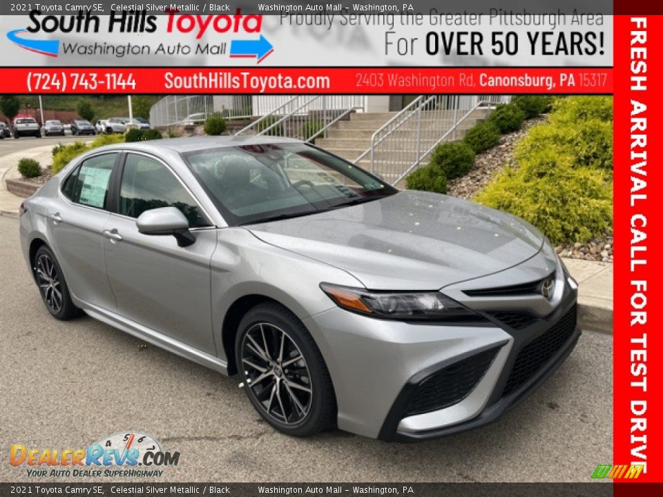 2021 Toyota Camry SE Celestial Silver Metallic / Black Photo #1