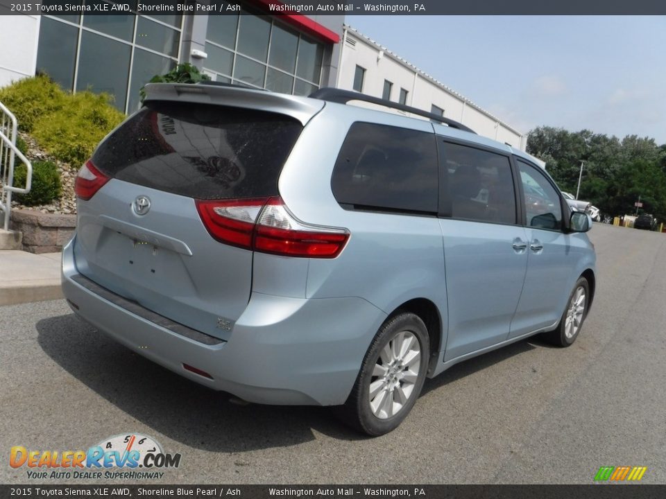 2015 Toyota Sienna XLE AWD Shoreline Blue Pearl / Ash Photo #12