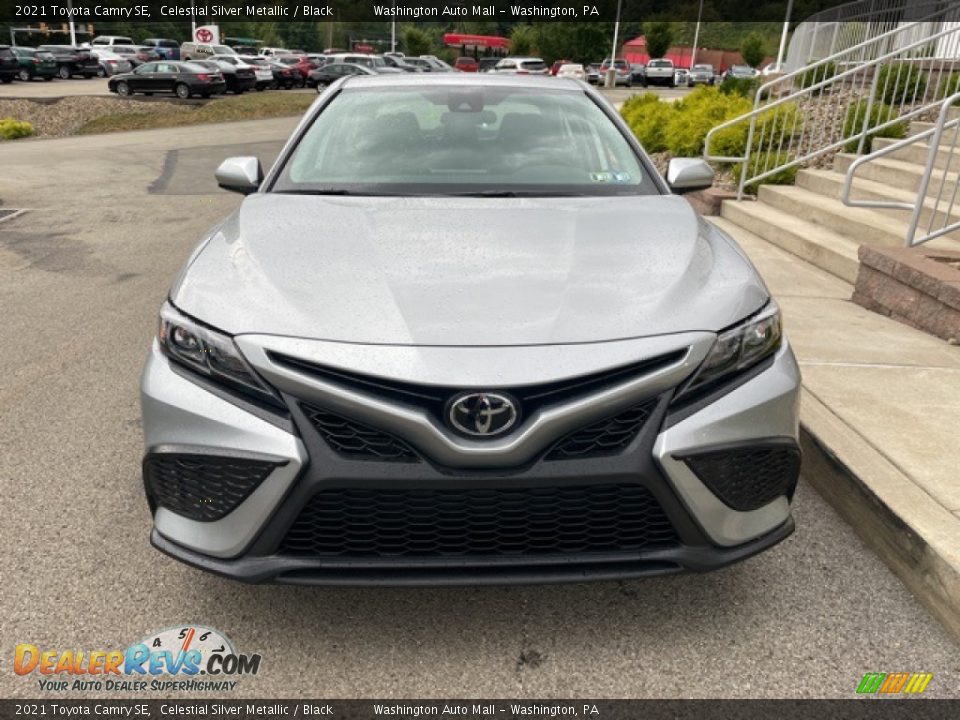 2021 Toyota Camry SE Celestial Silver Metallic / Black Photo #6