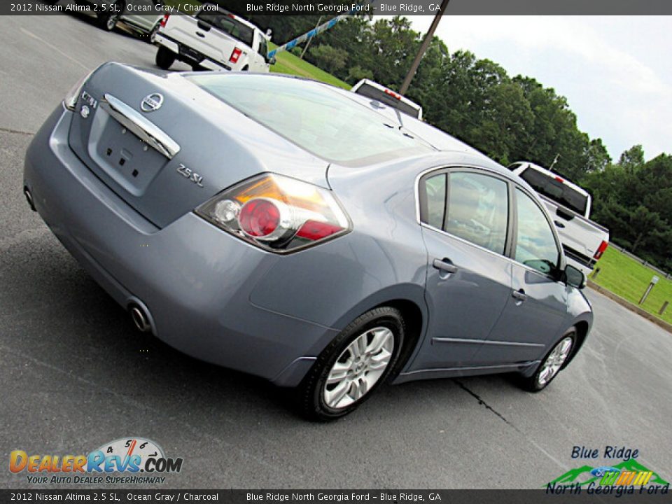 2012 Nissan Altima 2.5 SL Ocean Gray / Charcoal Photo #25