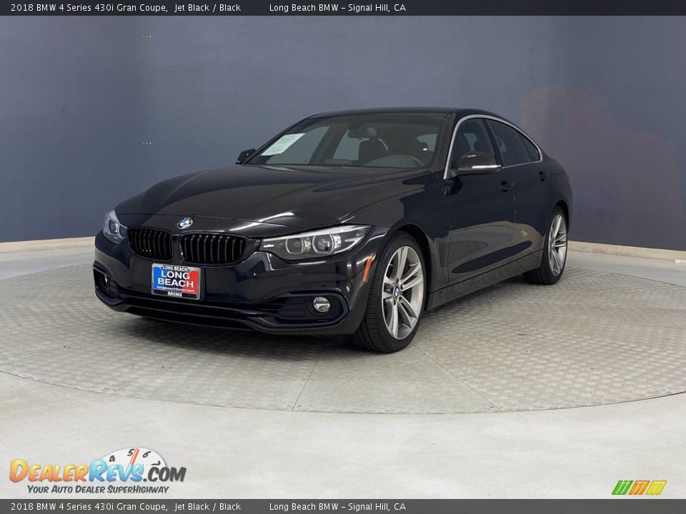 2018 BMW 4 Series 430i Gran Coupe Jet Black / Black Photo #3