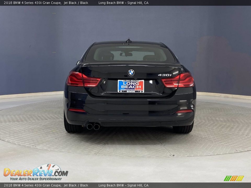 2018 BMW 4 Series 430i Gran Coupe Jet Black / Black Photo #4