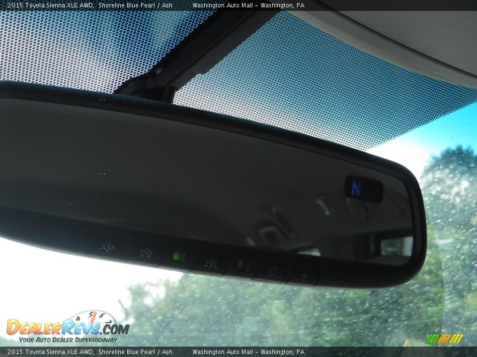 2015 Toyota Sienna XLE AWD Shoreline Blue Pearl / Ash Photo #20