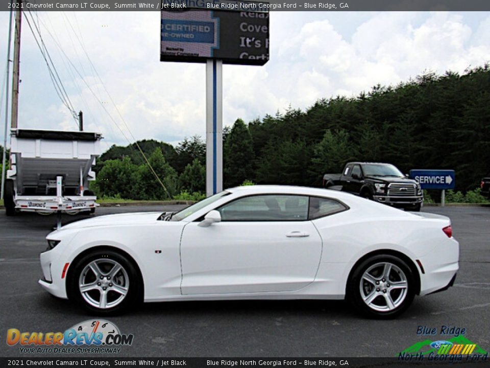 2021 Chevrolet Camaro LT Coupe Summit White / Jet Black Photo #2