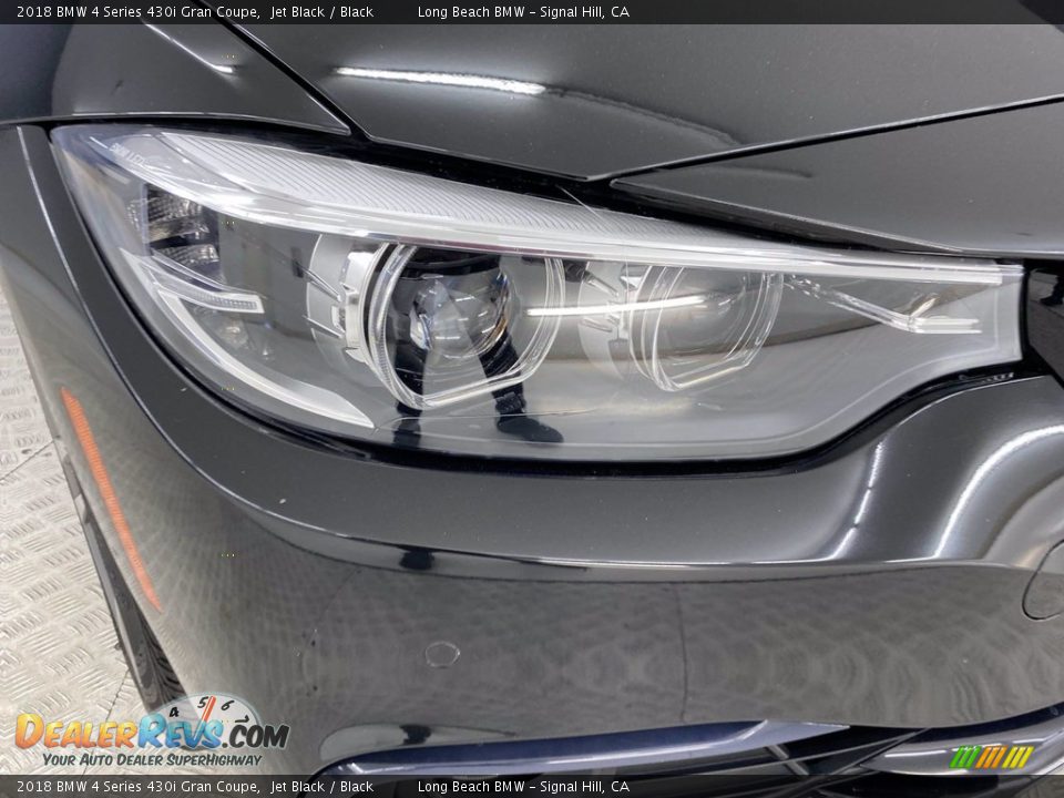 2018 BMW 4 Series 430i Gran Coupe Jet Black / Black Photo #7