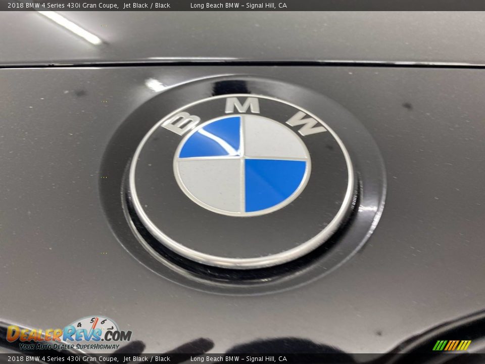 2018 BMW 4 Series 430i Gran Coupe Jet Black / Black Photo #8