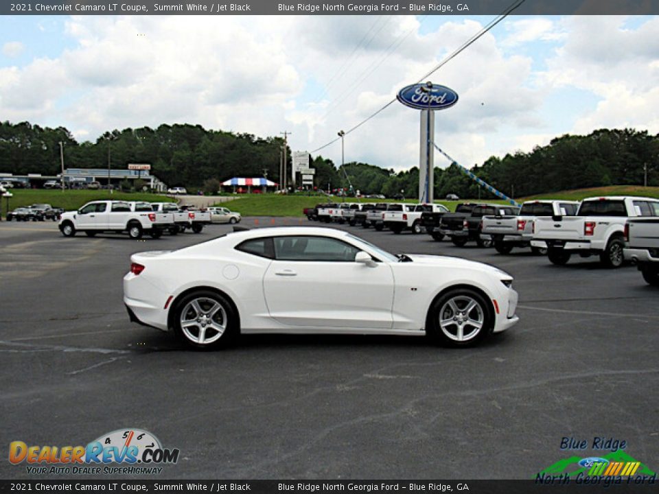 2021 Chevrolet Camaro LT Coupe Summit White / Jet Black Photo #6