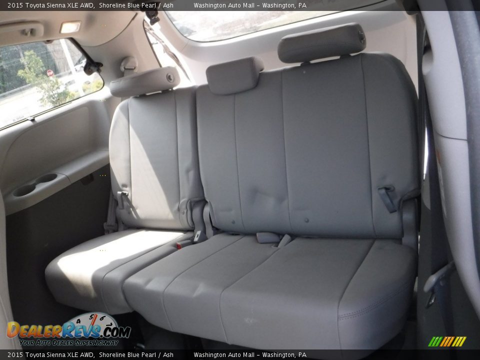 2015 Toyota Sienna XLE AWD Shoreline Blue Pearl / Ash Photo #25